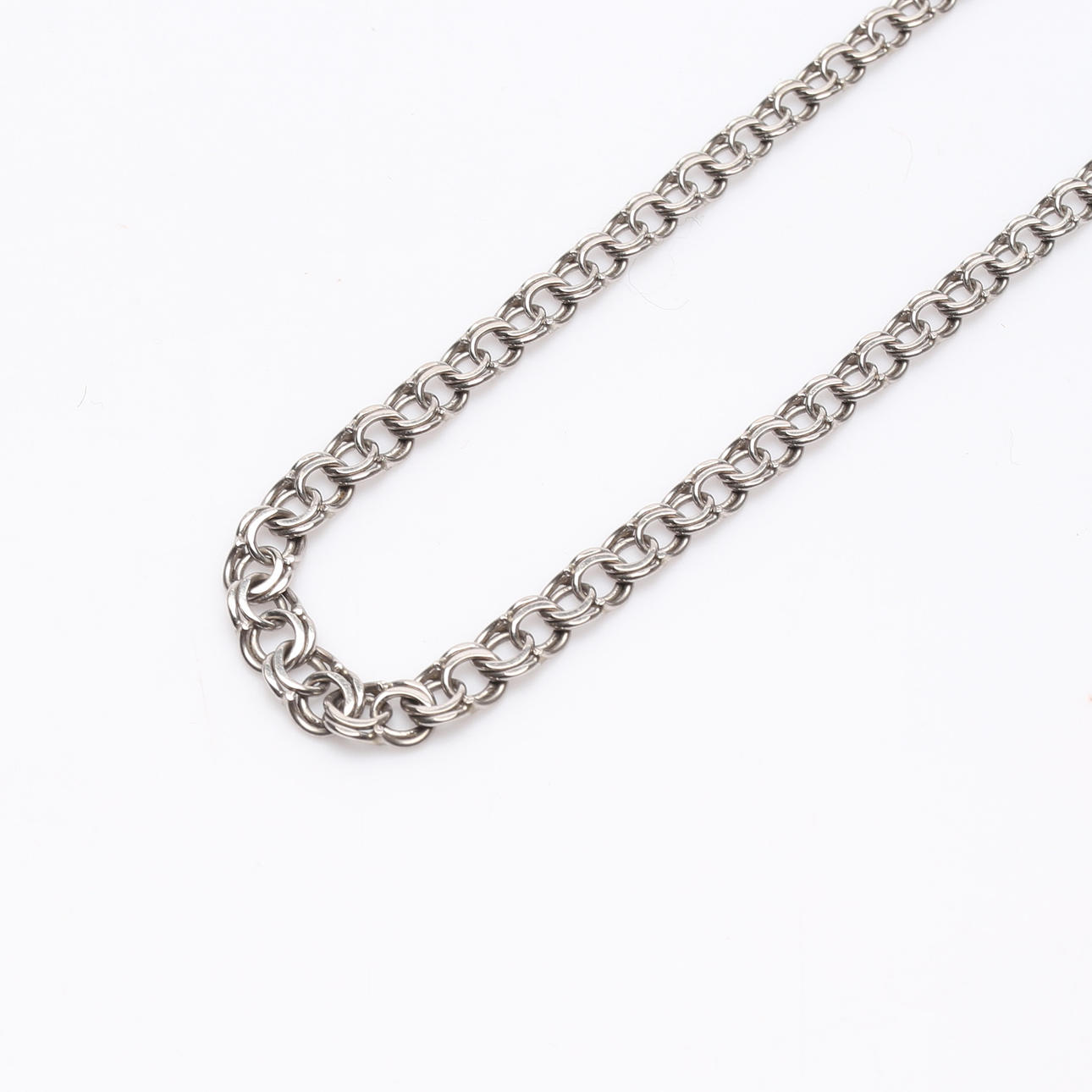 COLLIER, "Bismarck", vitguld 18K, vikt ca. 15,2 gram.