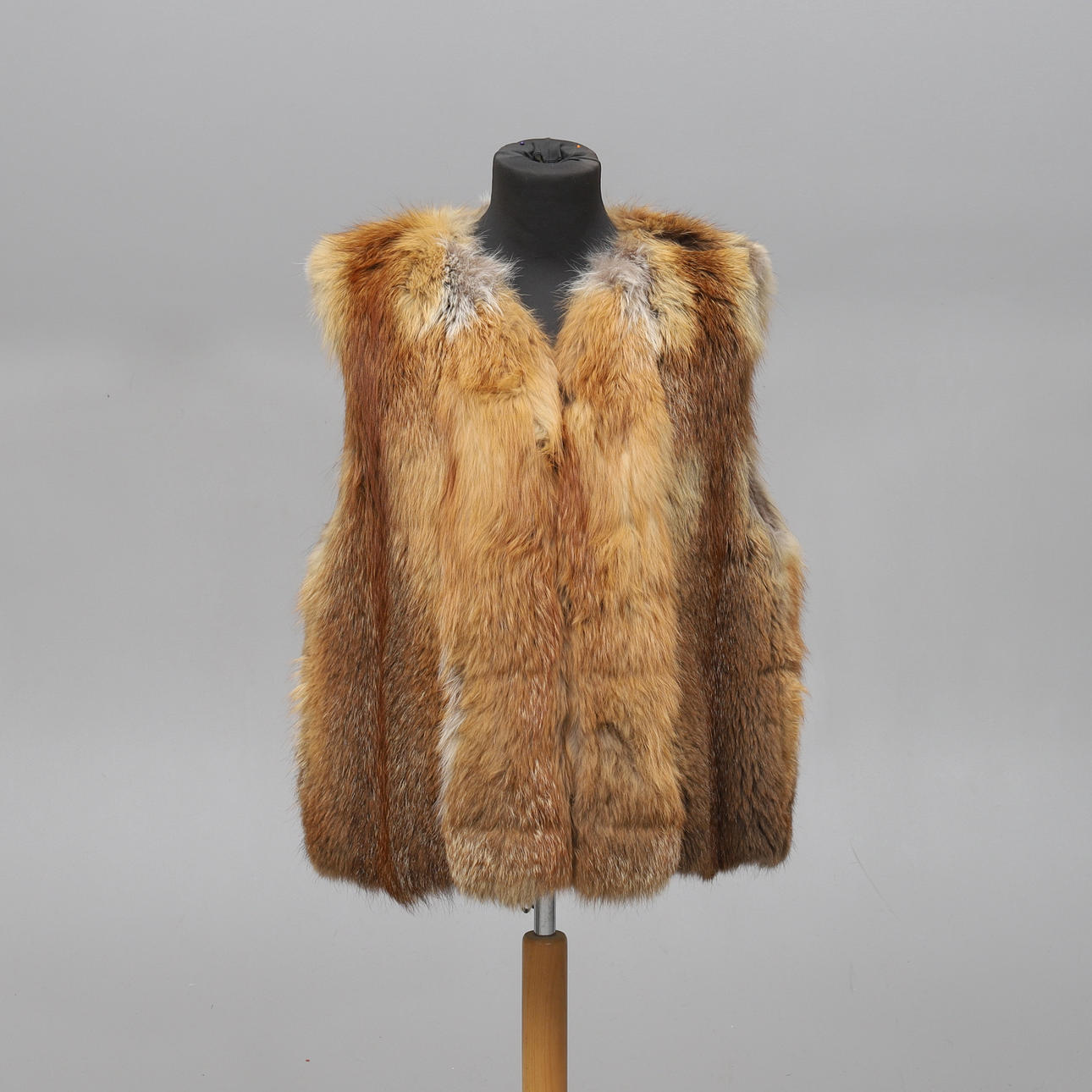 CHALECO DE PIEL, zorro, 1900.