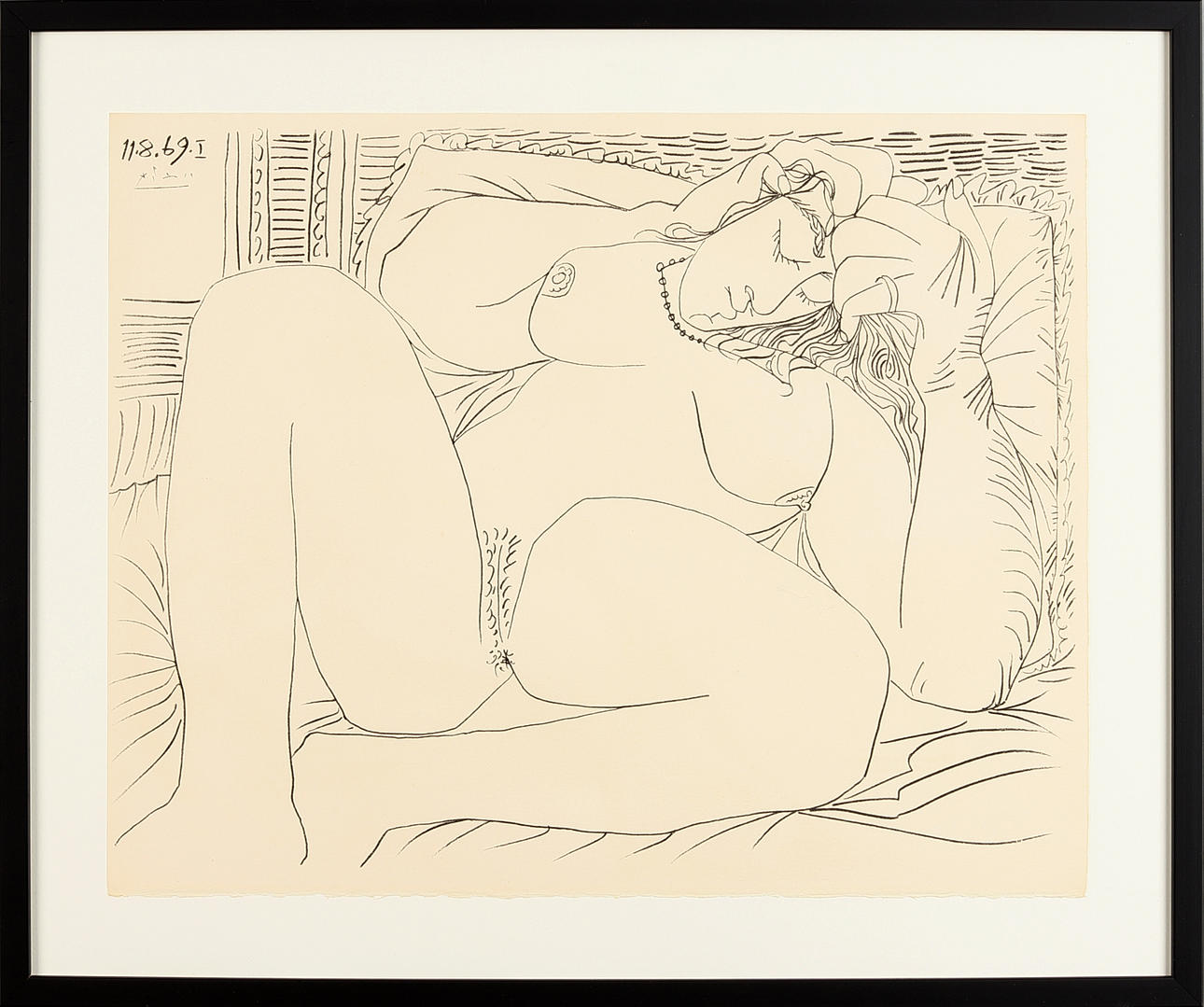 PABLO PICASSO. EFTER. Ur "Au Baiser d’Avignon - 1972.