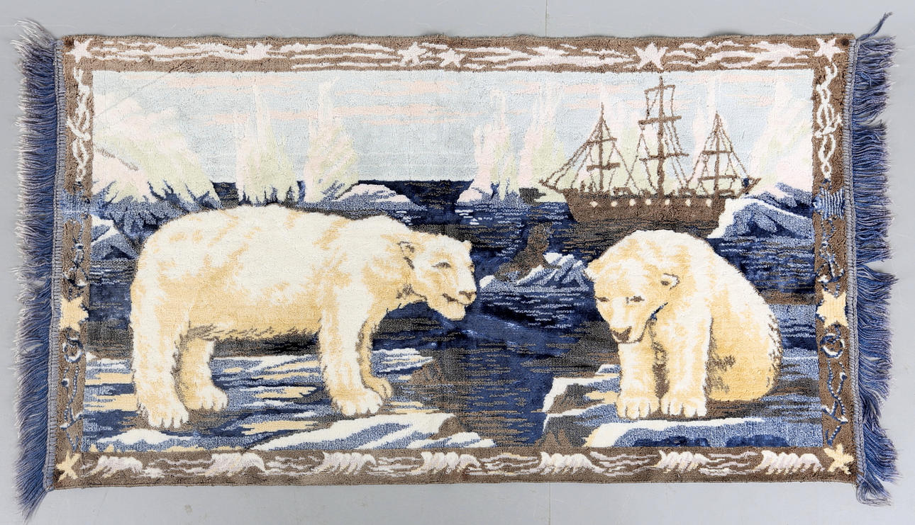 BONAD, blandtextil inklusive silke, "Isbjörnar".