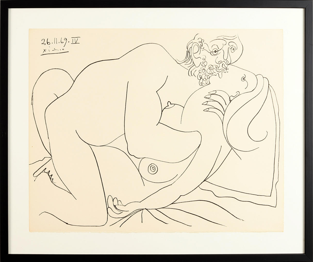 PABLO PICASSO. EFTER. Ur "Au Baiser d’Avignon - 1972.