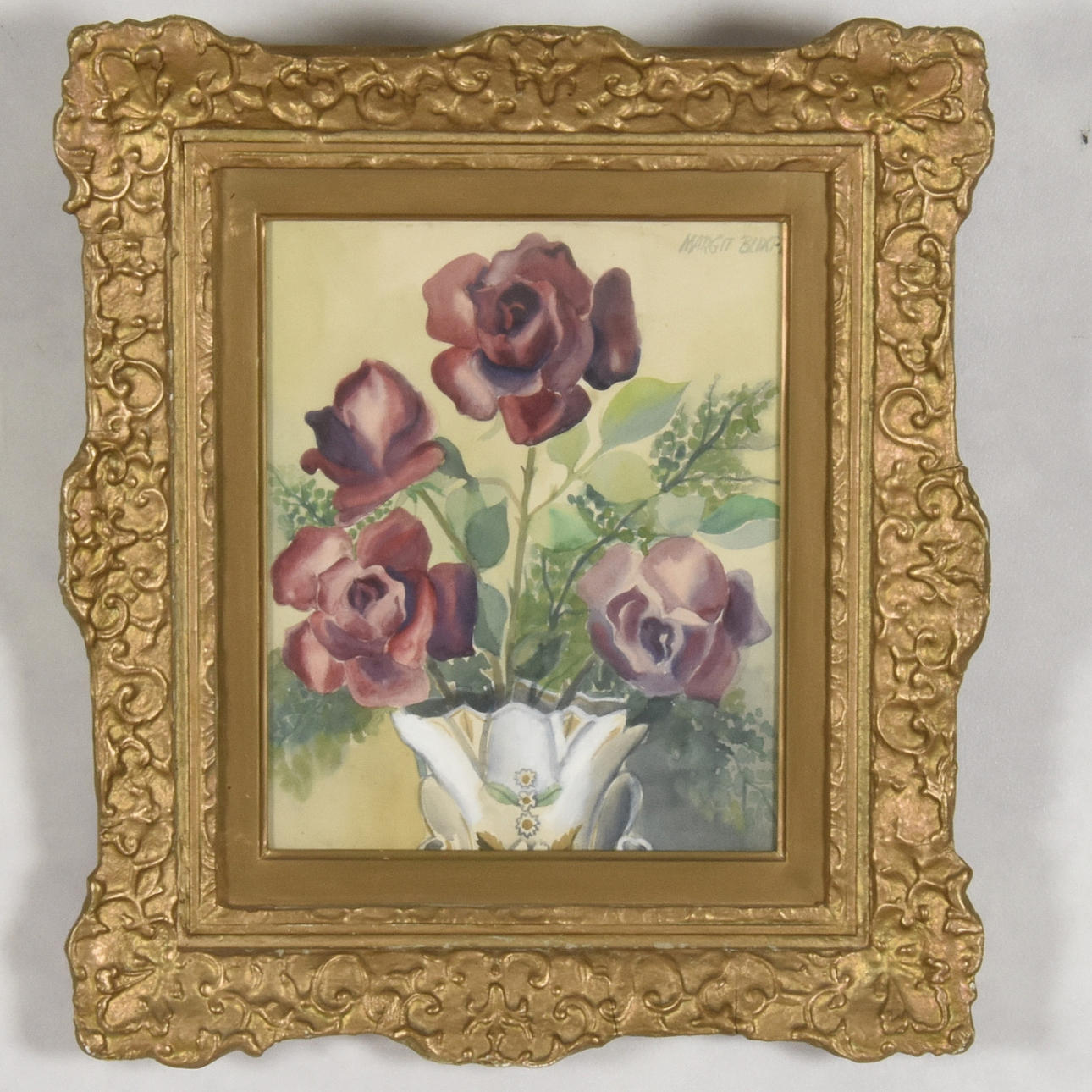 MARGIT BLIXT. Akvarell.