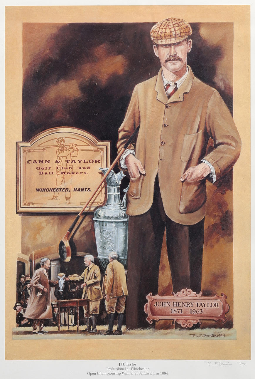 TOM E BRANTON, J H TAYLOR PROFESSIONAL AT WINCHESTER.