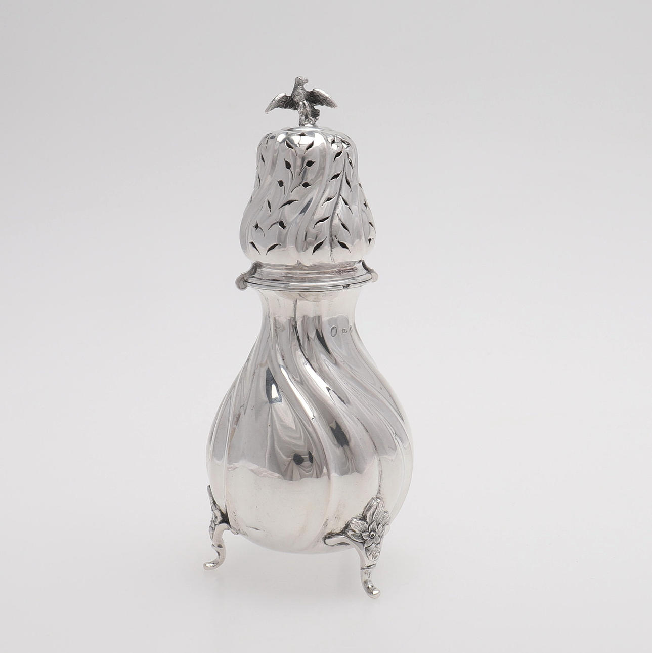 SUGAR BRUSH, silver, Peter Louis Clément, Copenhagen, 1880, 216 g.