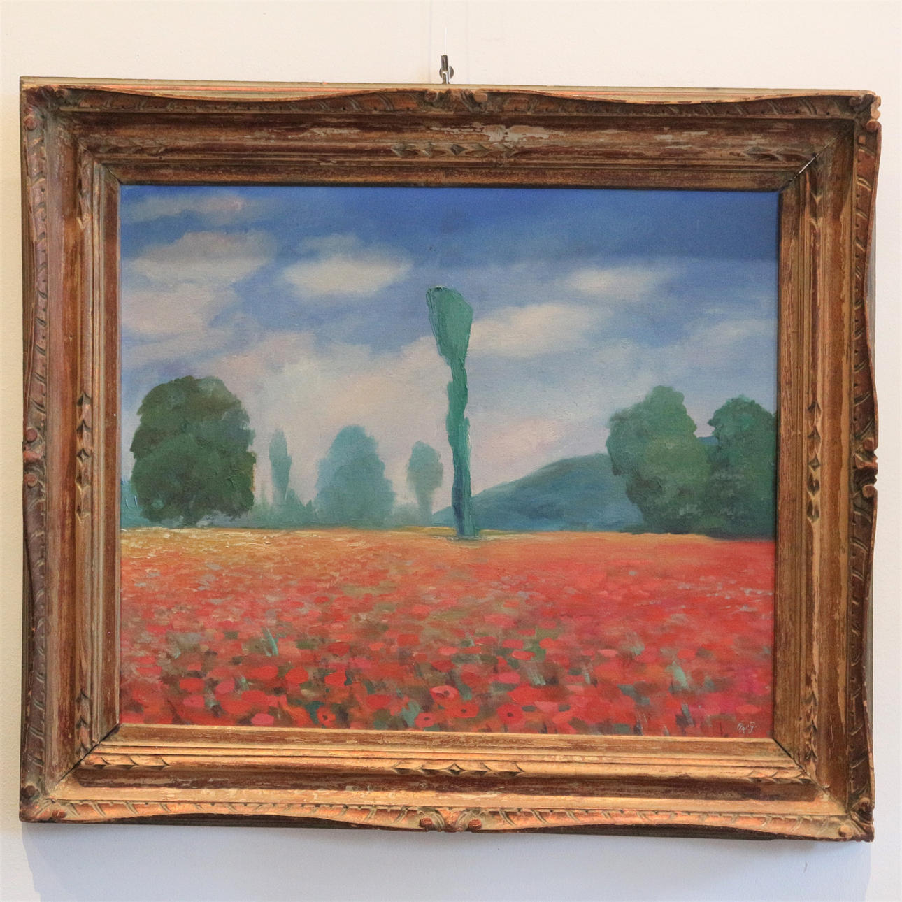 ÖLGEMÄLDE IMPRESSIONISTISCHE LANDSCHAFT.