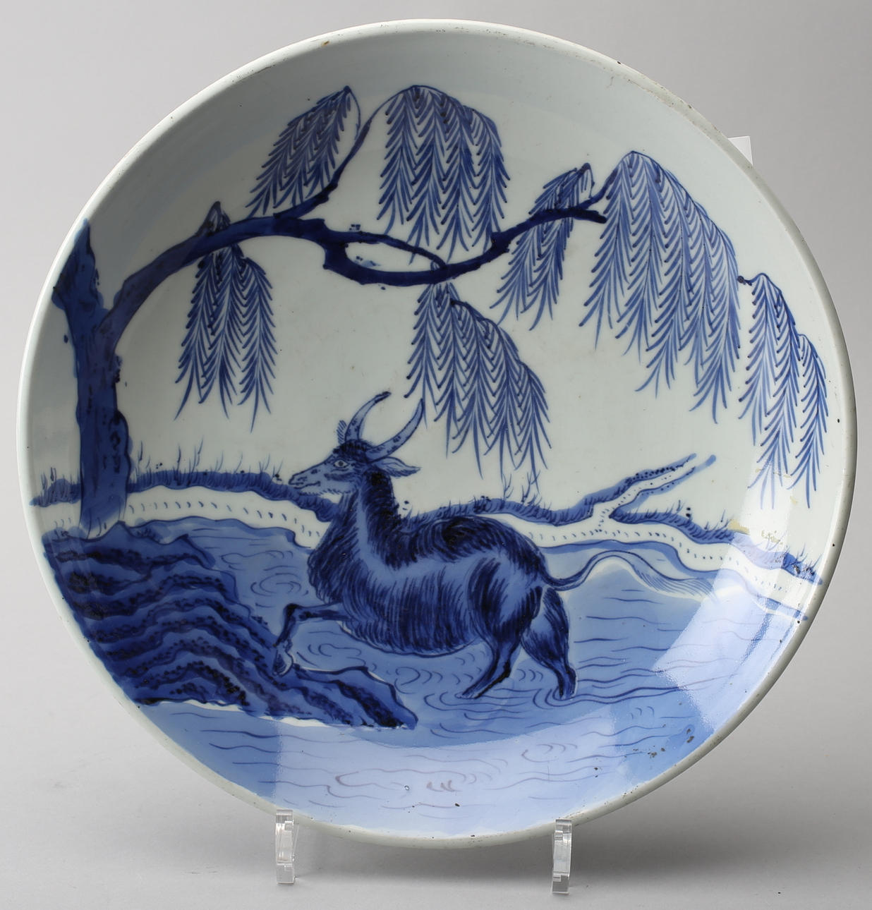 TALLRIK, Hirado/Arita Japan 1800-tal.