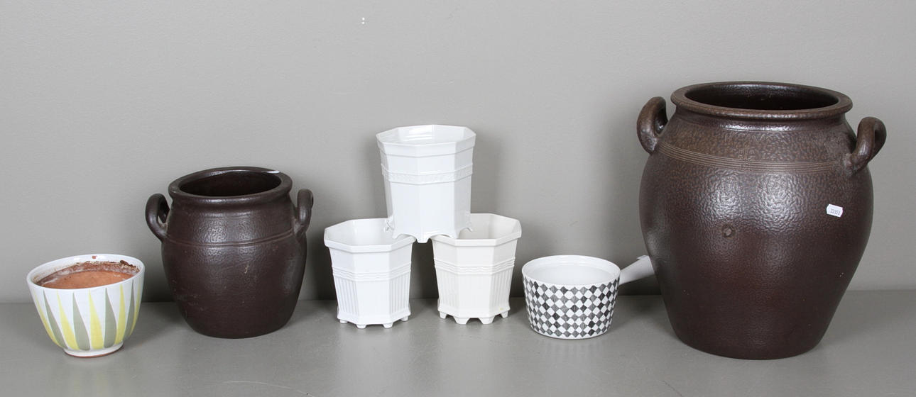 KERAMIK, 7 delar, bl.a. Rörstrand, Höganäs, Prins Eugens Waldemarsudde.