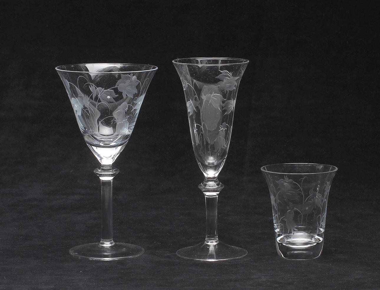 GLASSERVIS, 23 delar.