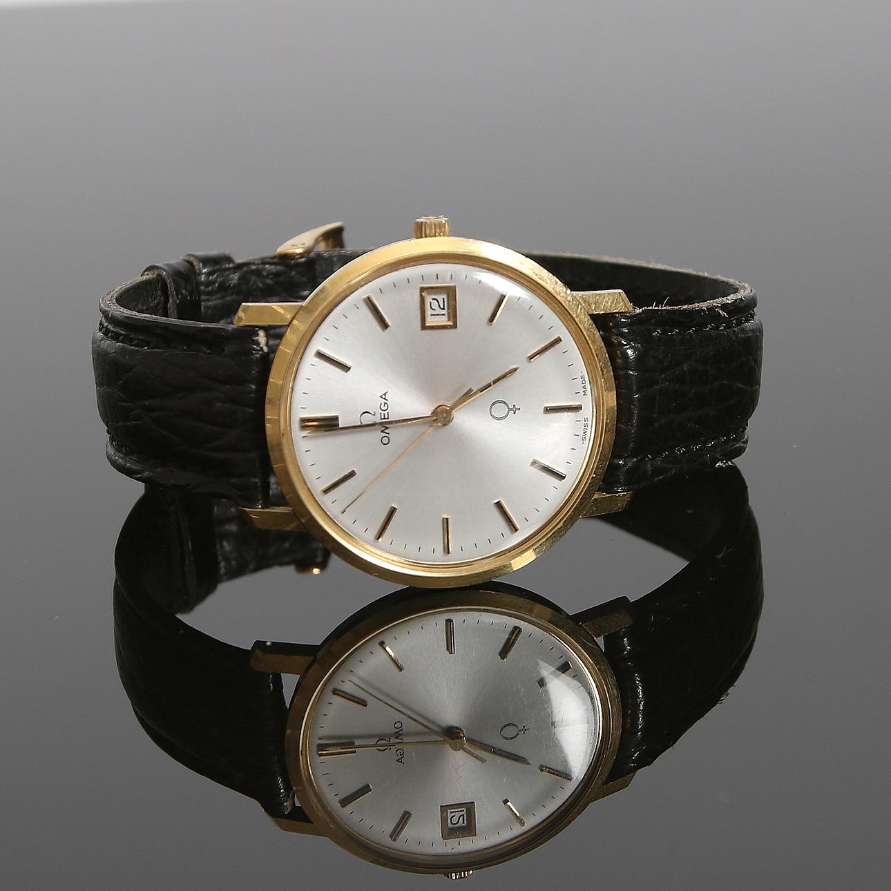 ARMBANDSUR, 18 K guld, Omega. 1950-tal.
