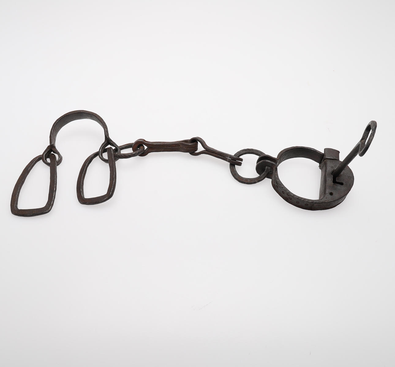 FOOT BOY, blacksmith with lock and key, probably the second half of the 18th century.