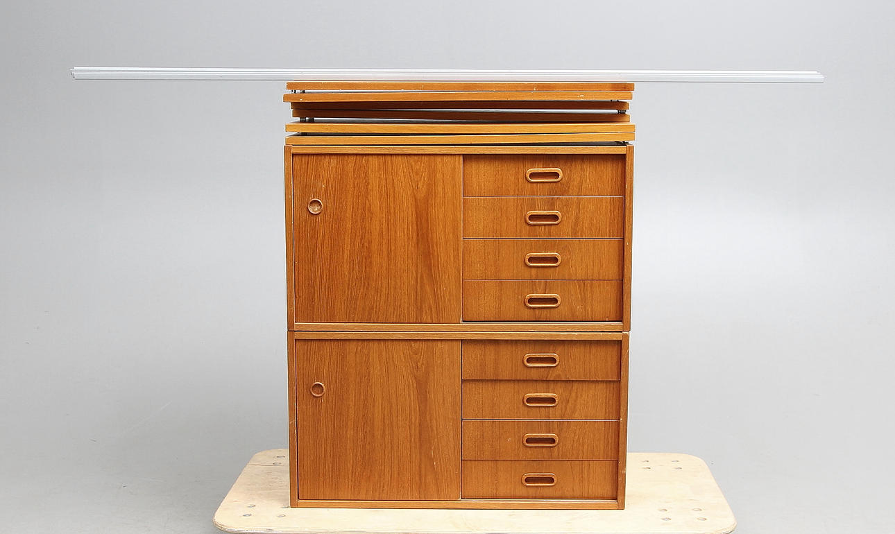 KONSOLLSYSTEM, teak, 1950/60-tal.