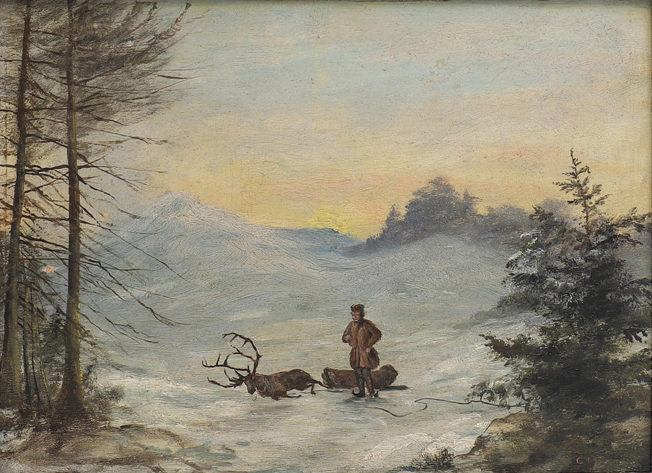 OIDENTIFIERAD KONSTNÄR. END OF THE 19TH CENTURY, BEARING AN UNDEFINED SIGNATURE.