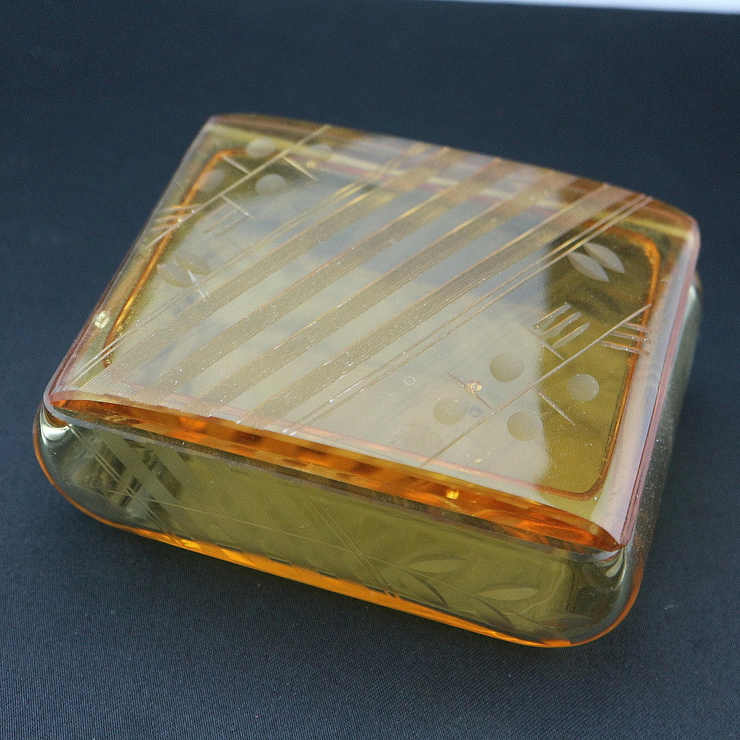 BOHEMIAN ART DECO TIN GROUND.