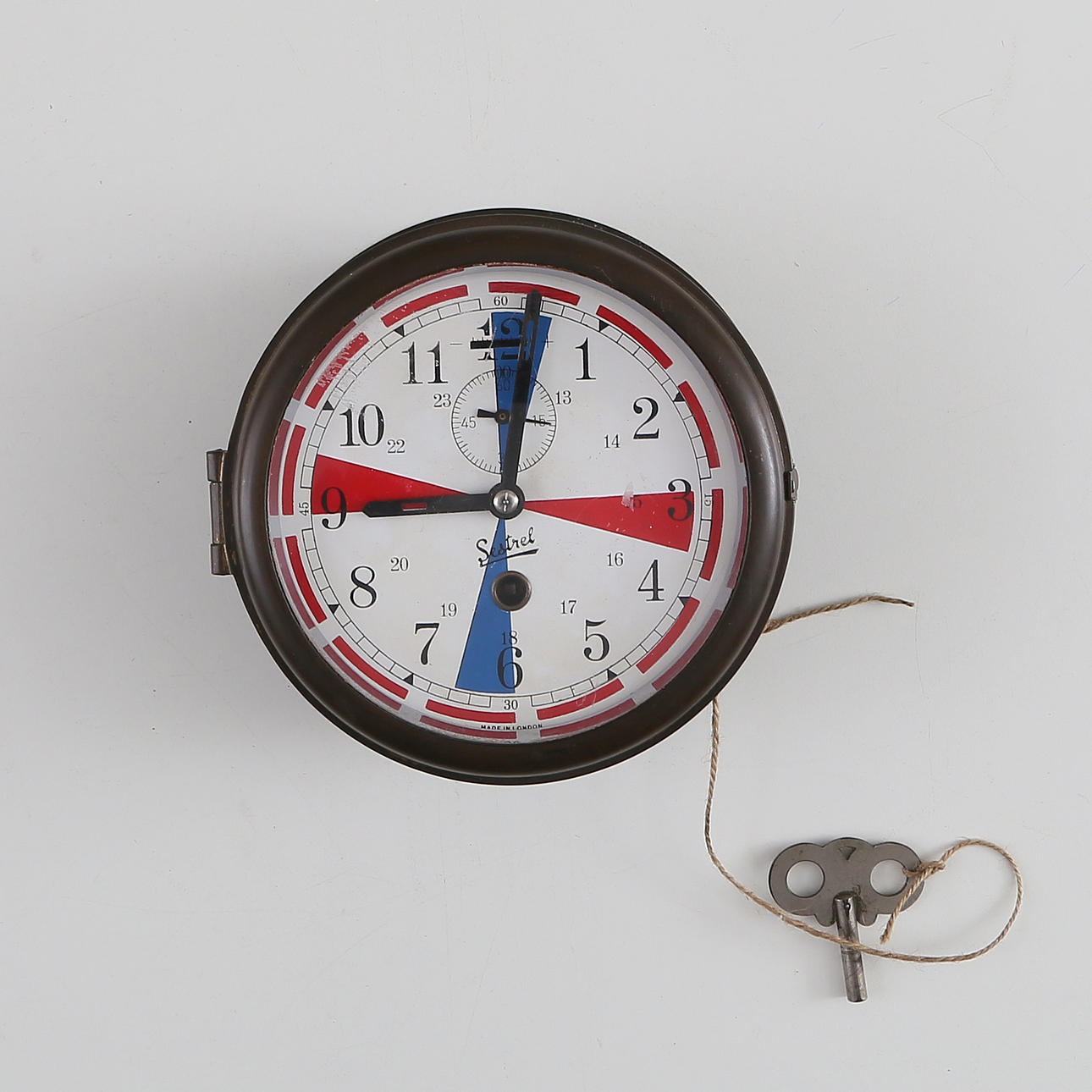 SHIP'S CLOCK, Sestrel, 1900s.