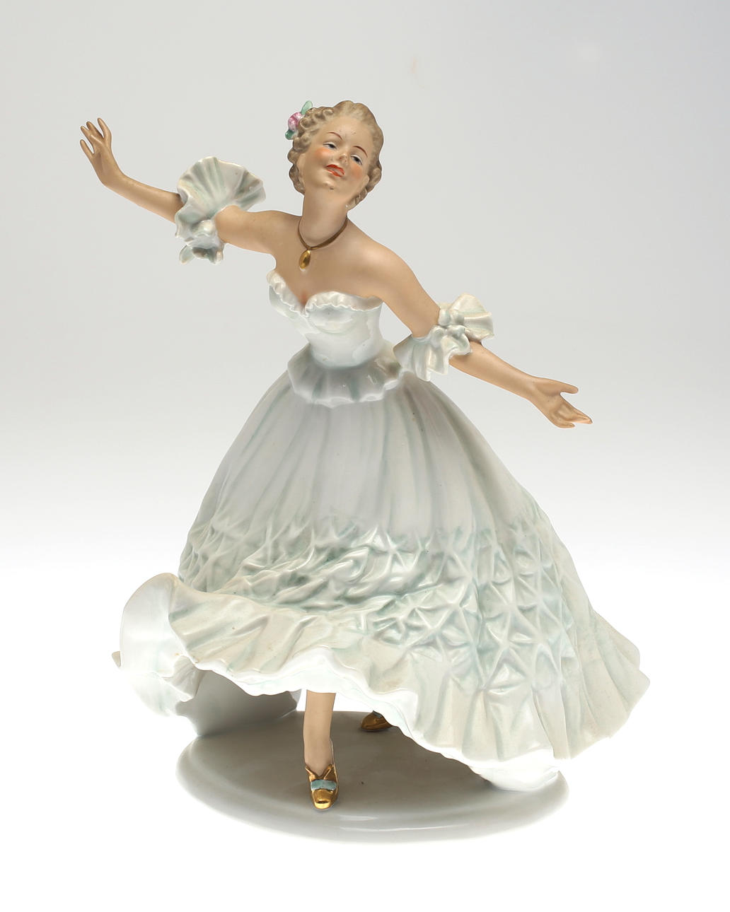 FIGURIN. Dansös. Wallendorf Thuringen, Tyskland.