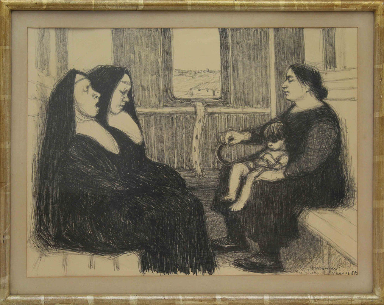 Parti grafik, 4 stycken. Bla. Arne Aspelin.