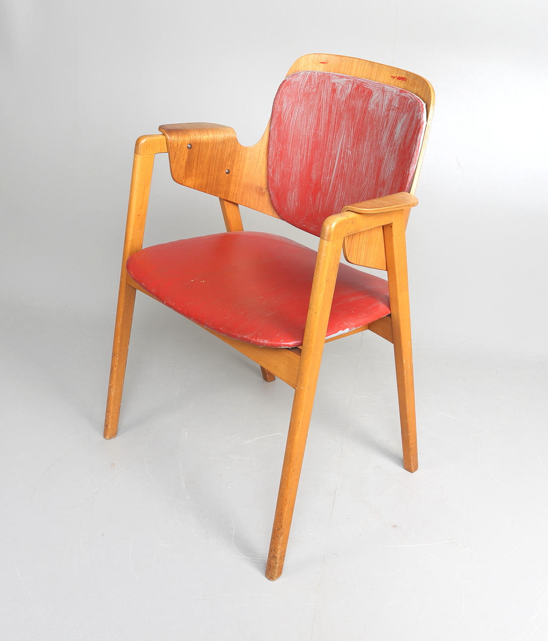 STOL, 50-tal, Etikettmärkt "Gärsnäs Sweden".