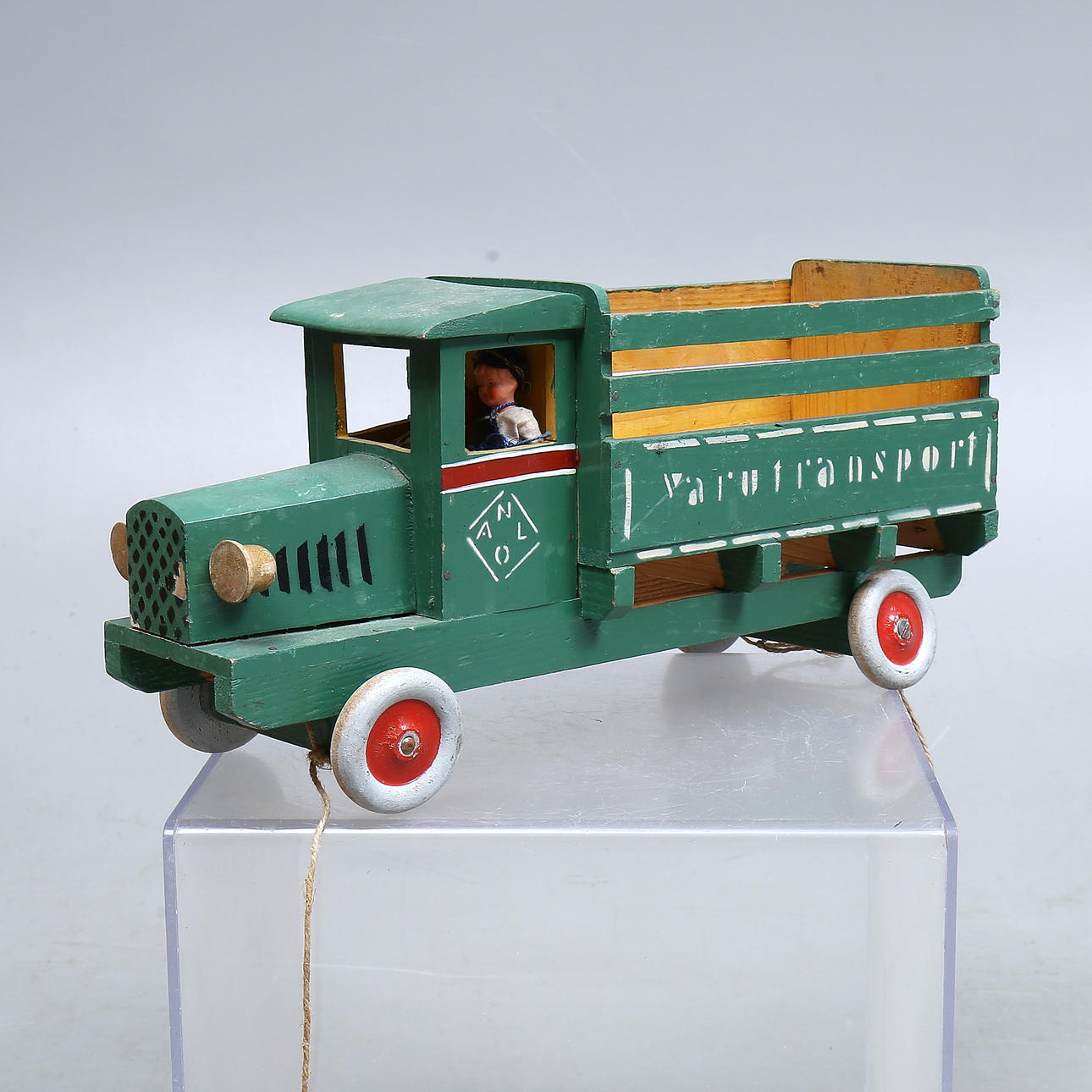 LASTBIL, trä, märkt ANLO, "Varutransport".