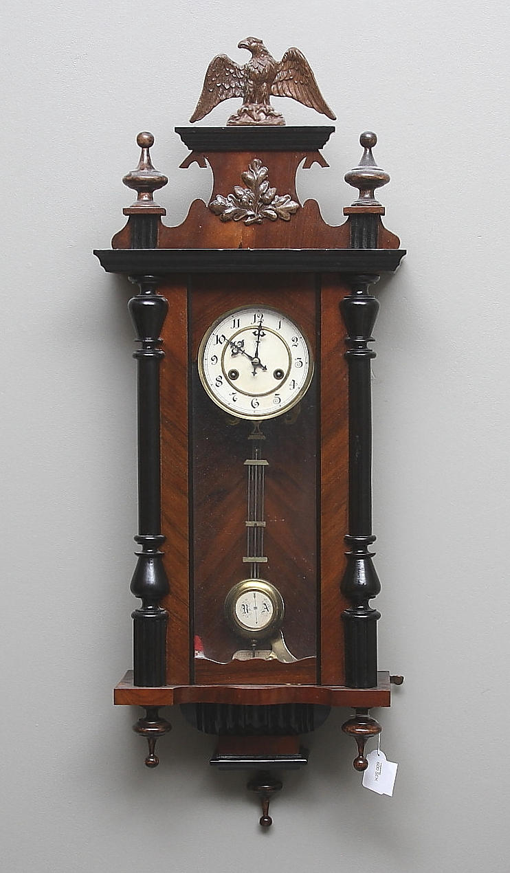 VÄGGUR, nyrenässans, Junghans, sekelskiftet 1900.