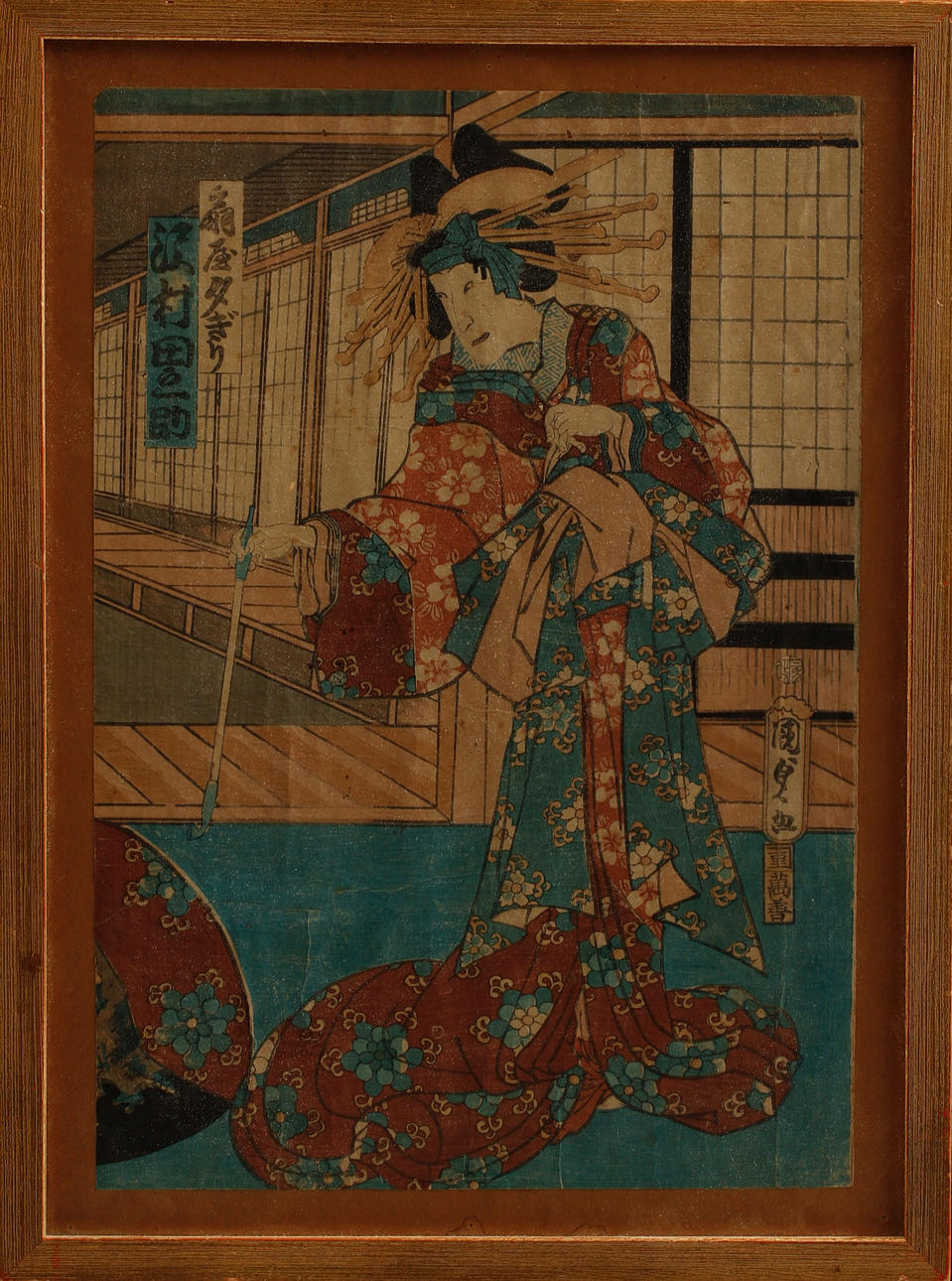 HOLZSCHNITT, Japan, 19. Jahrhundert.