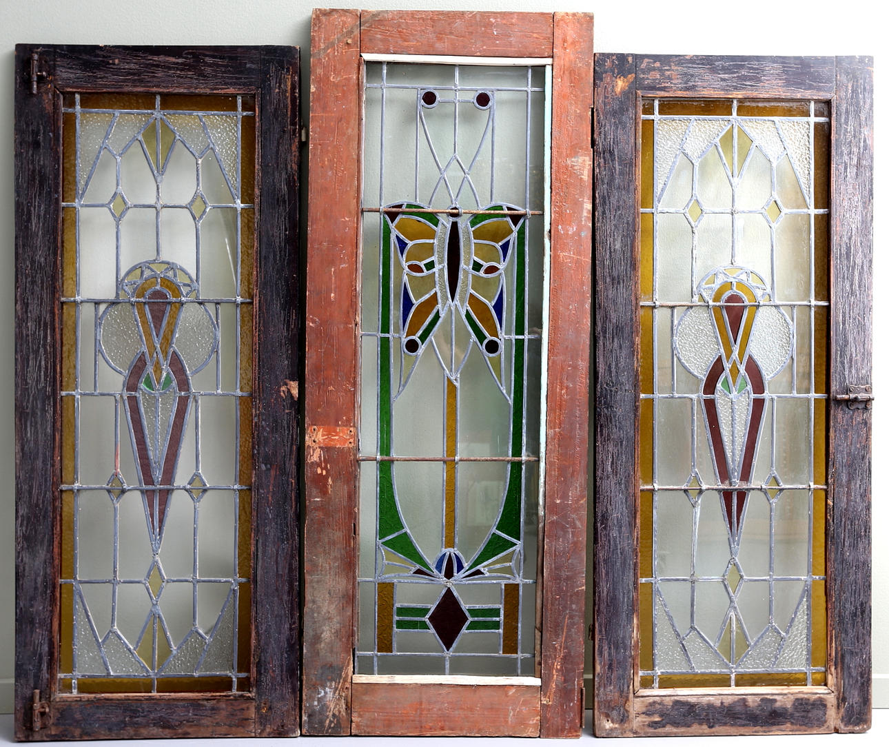 JUGENDFÖNSTER, tidigt 1900-tal.