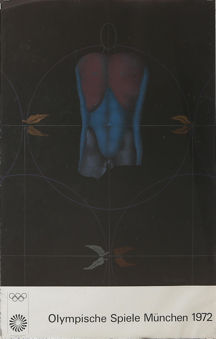 AFFISCH, Olympiska Spelen, 1972.