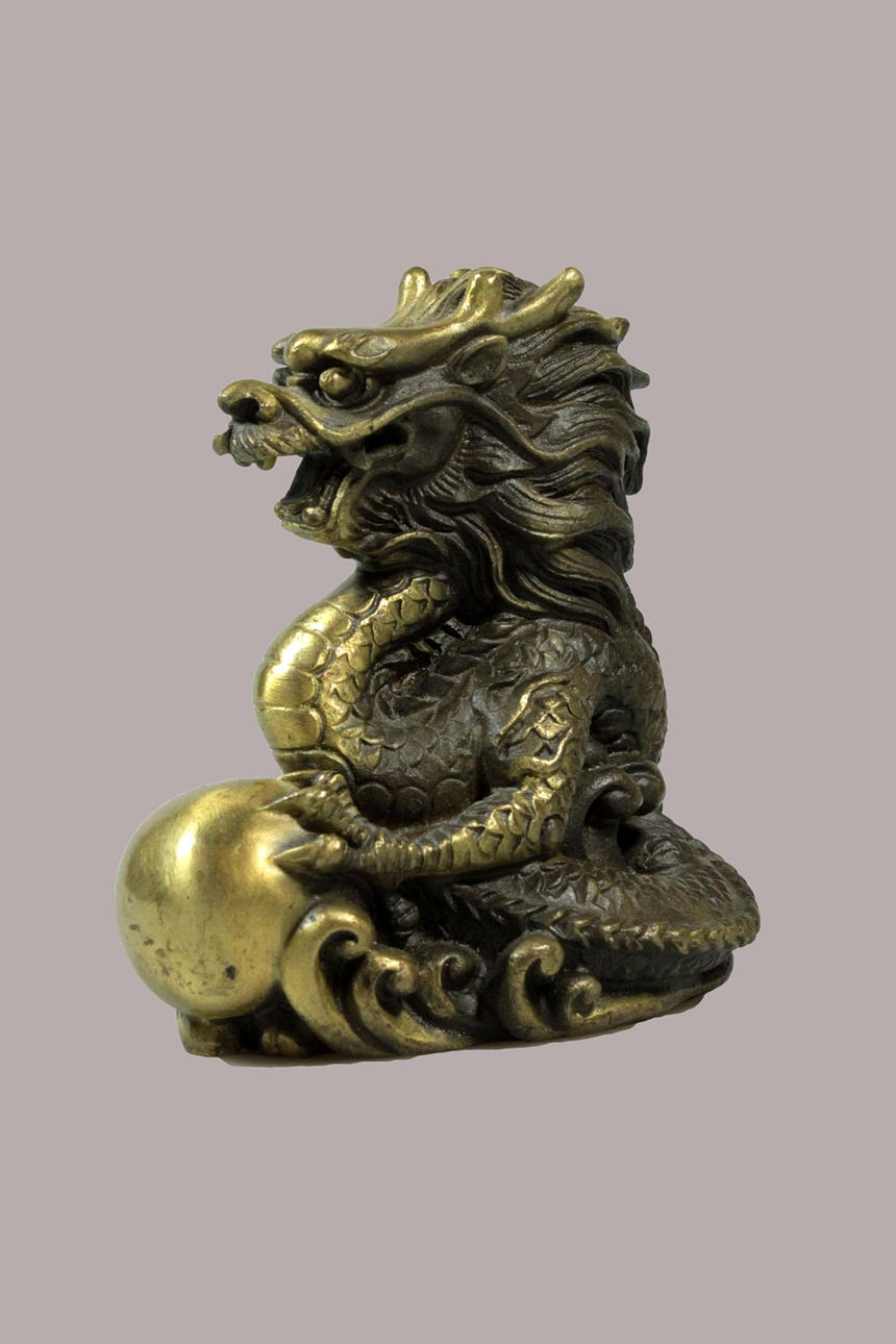 DRAGON porslin brons.