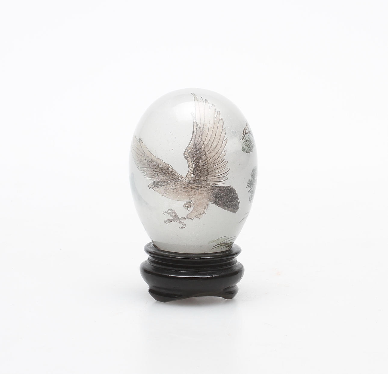 ÄGG, glas, orientaliskt.