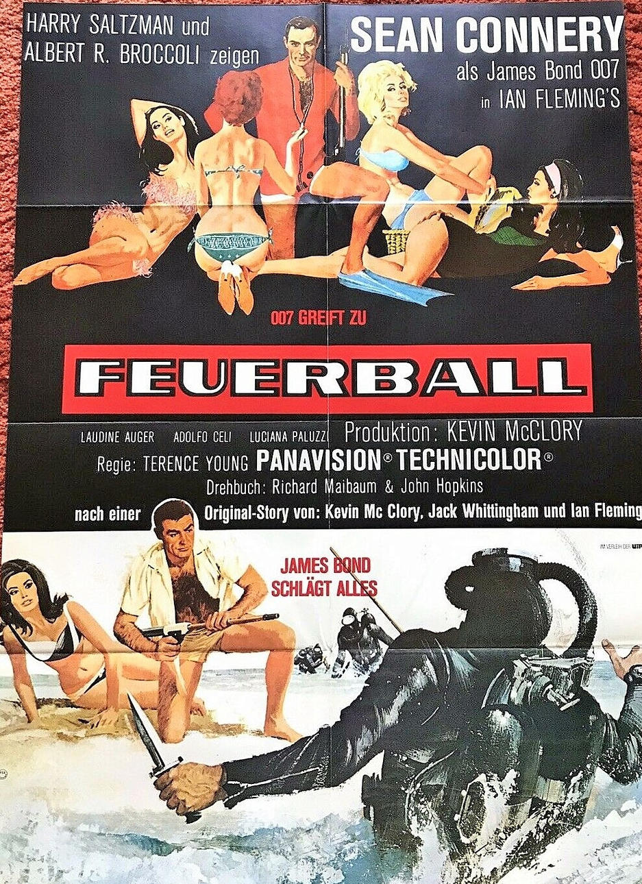 FIREBALL / JAMES BOND 007, 1965.