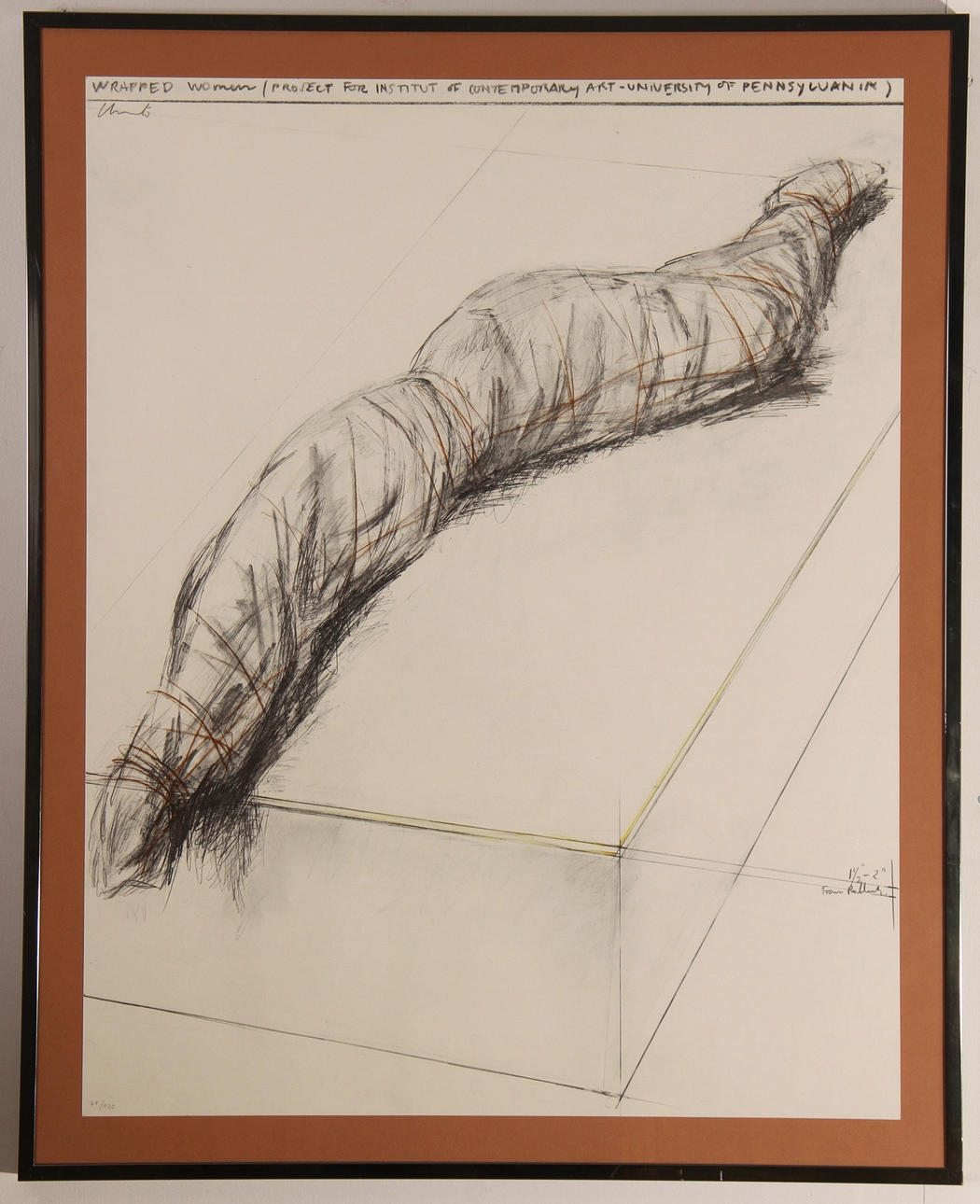 CHRISTO. Färgoffset, "Wrapped Woman", 64/120.