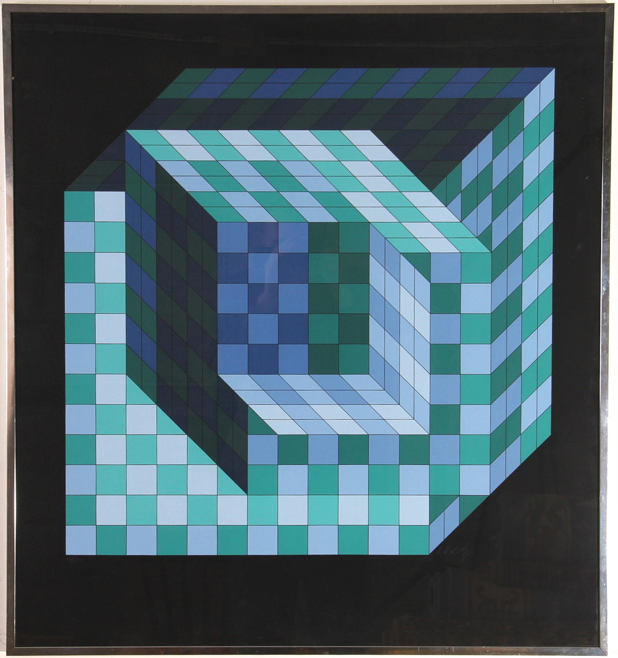 VICTOR VASARELY. Seriegrafi, sign o numr 64/250.