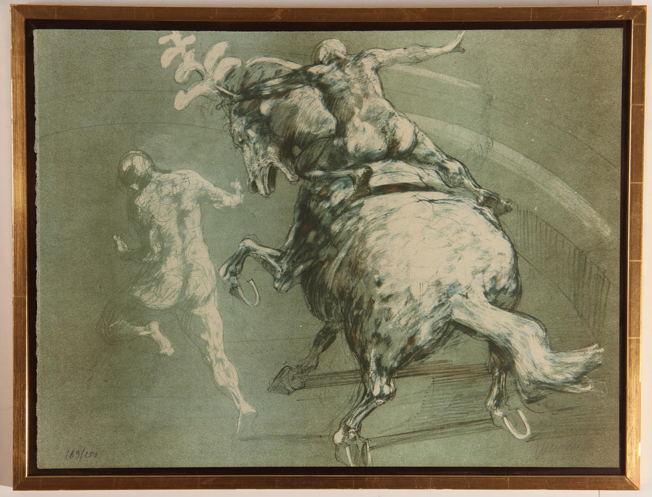 CLAUDE WEISBUCH. Lithographie, signiert, 169/250.