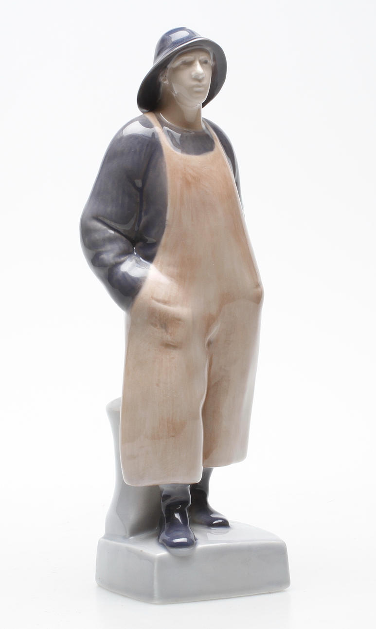 FIGURIN, porslin, design Axel Locher, Royal Copenhagen, 1900-tal.