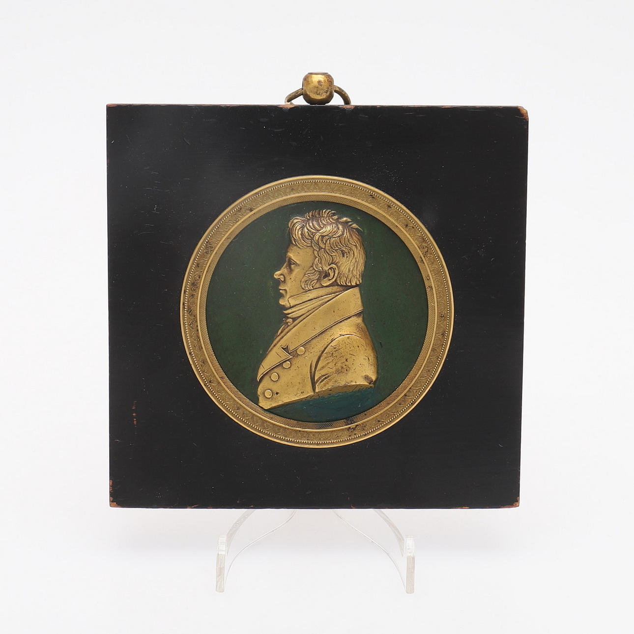 PORTRAIT MEDALLION, EMPIRE, REPRESENTING JÖNS JACOB BERZELIUS.