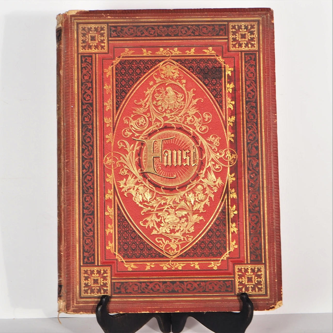 BOK, "Faust", "Sorgespel av Goethe".