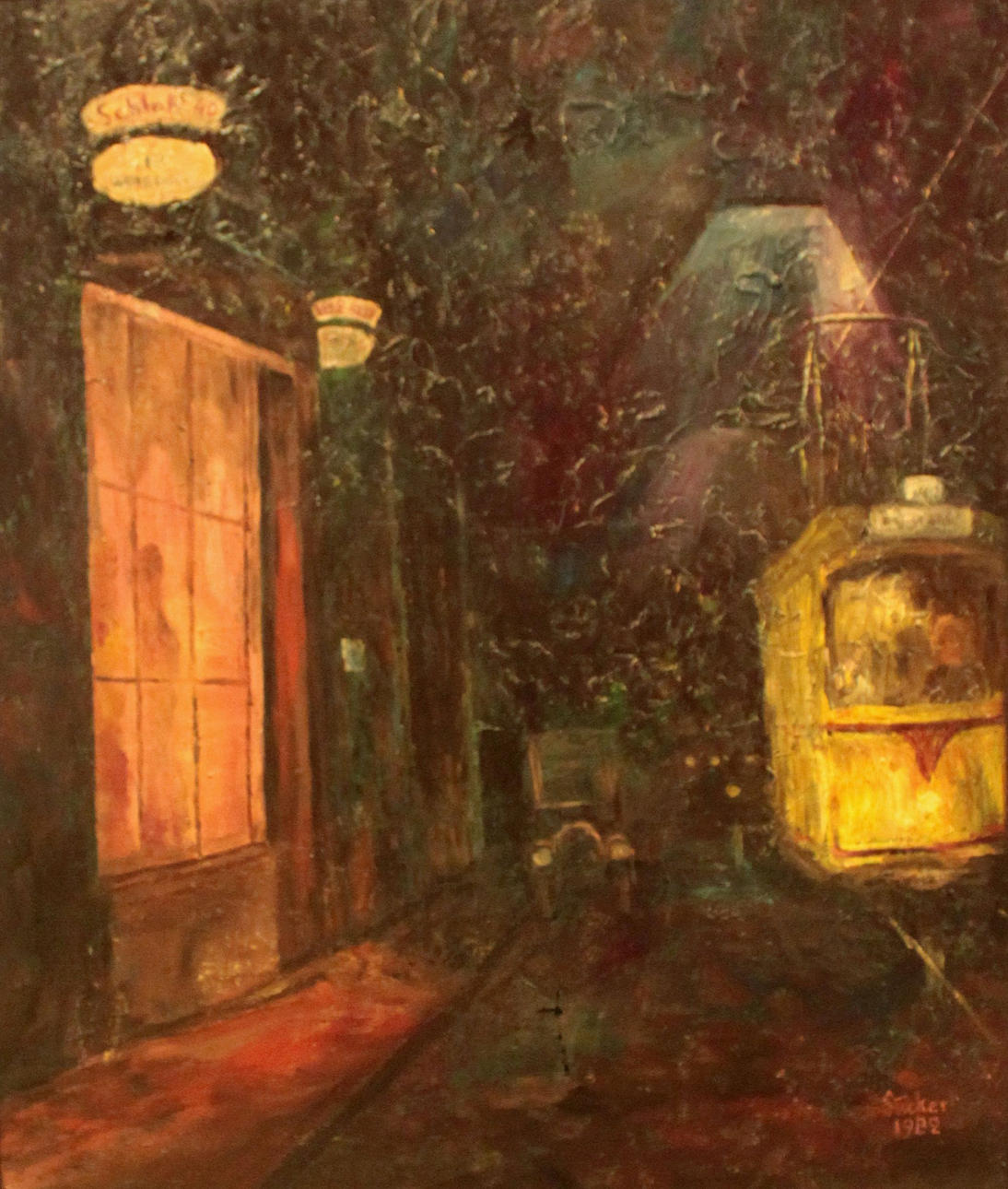 STUCKER. Olja på duk, nere till höger. Sig. och dat. Stucker 1922.