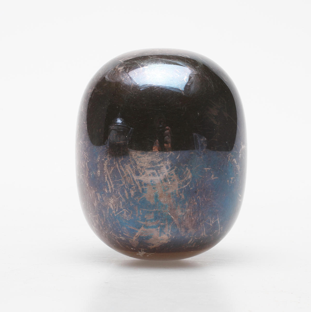 PIET HEIN. Skulptur, "Super Egg", metall.