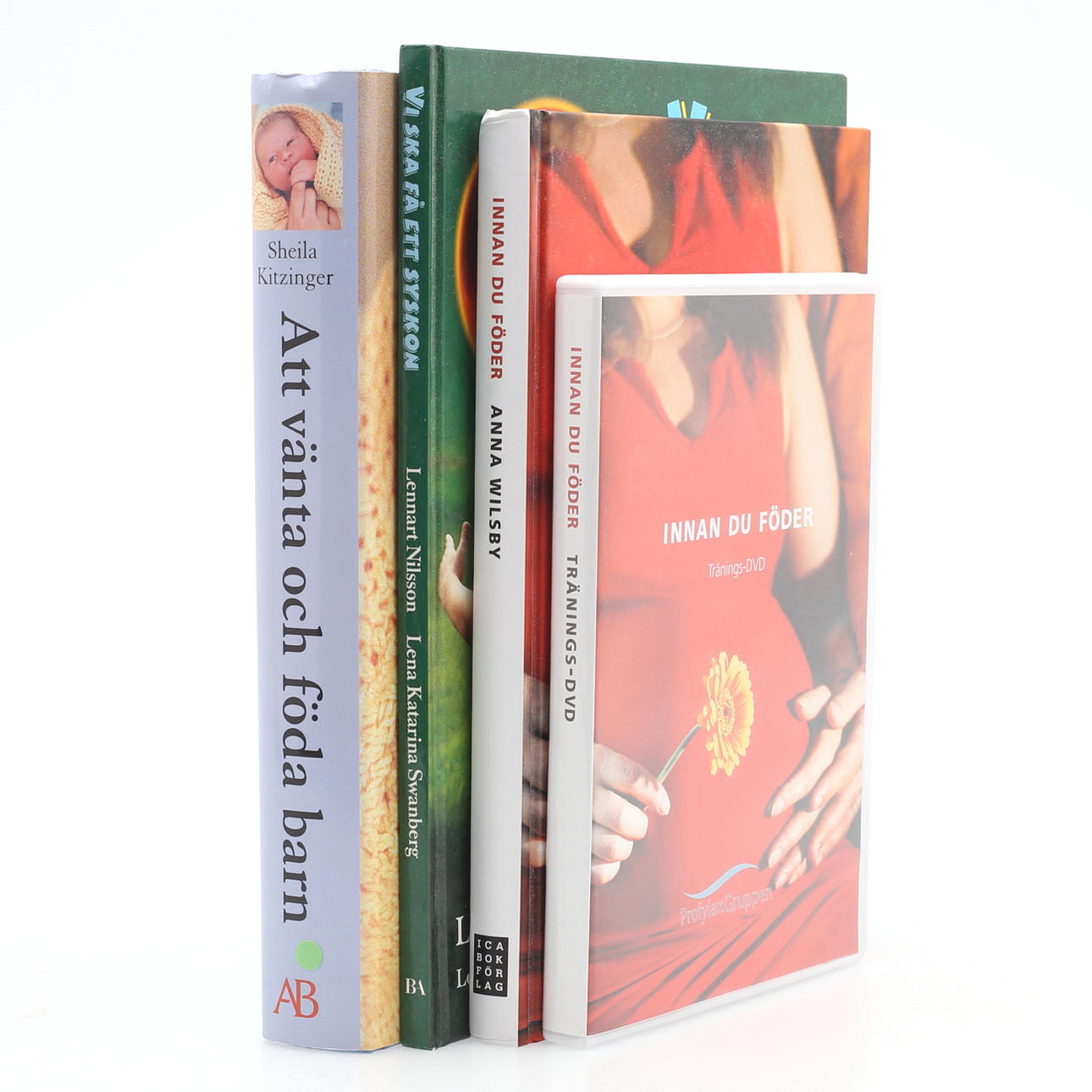 KIRJAT, 3 kpl ja DVD, Odotus ja synnytys, 2000-luku.