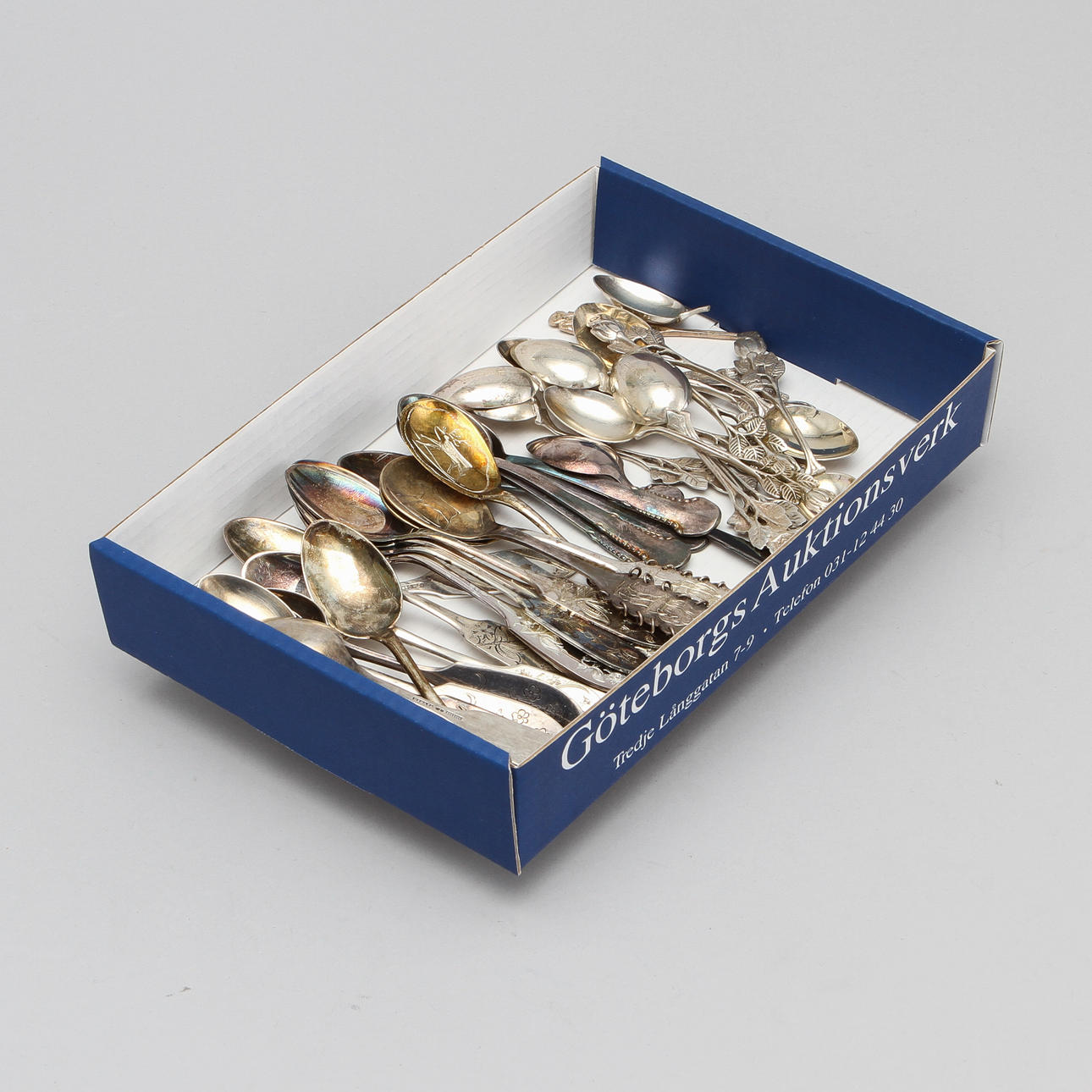 DIVERSE SILVER, kaffe och moccaskedar, 435g.