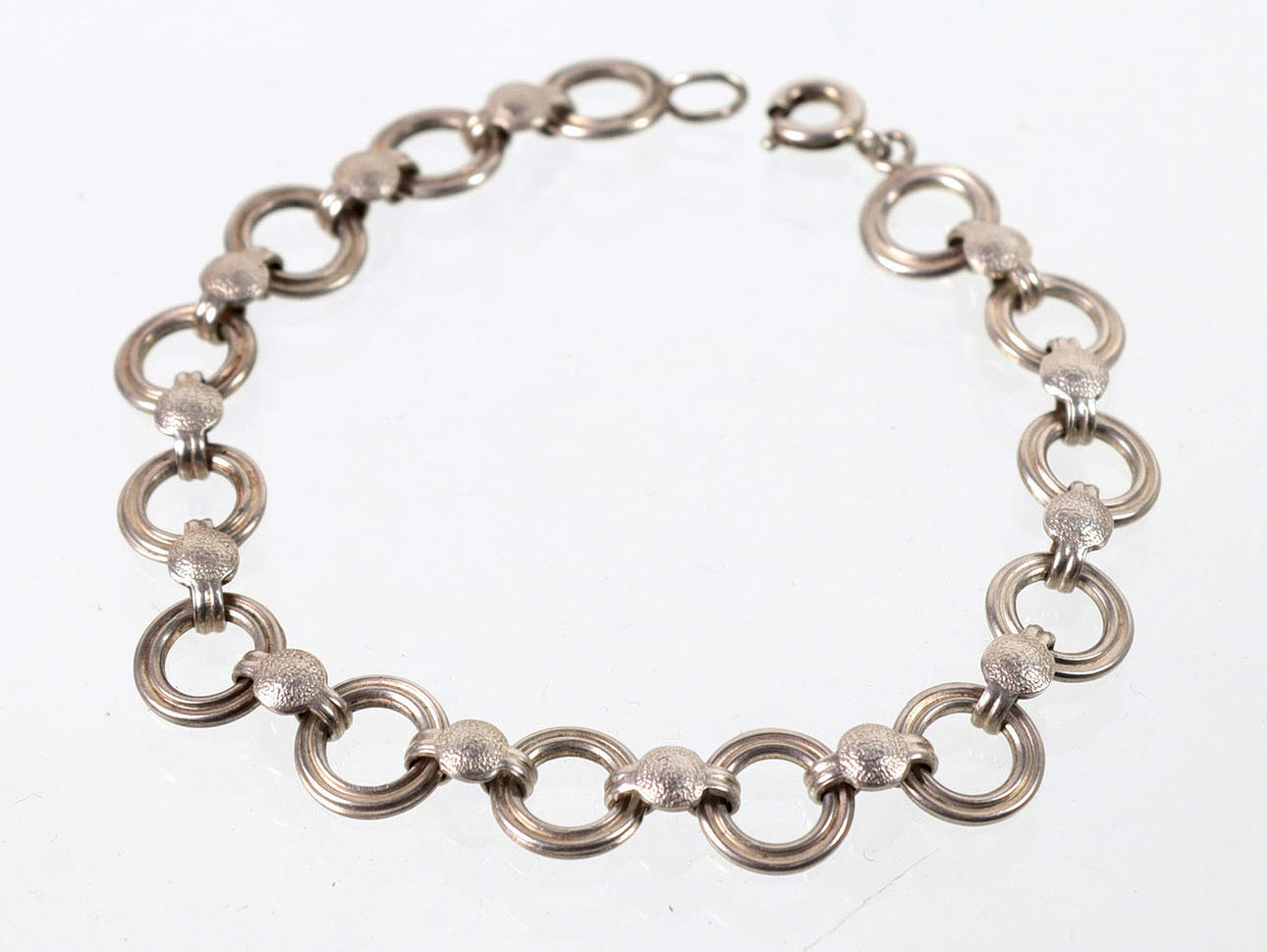 PULSERA DE PLATA ANTIGUA, PLATA 825.