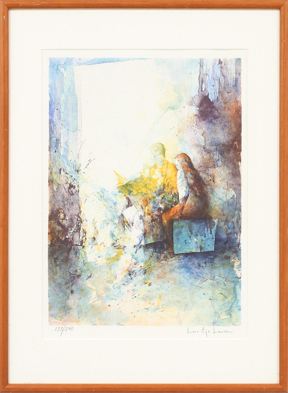 LARS EJE LARSSON, litografi, sign o numr 133/240.