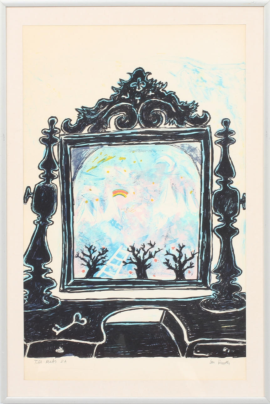 IAN RUSTH, litografi, sign o märkt EA.