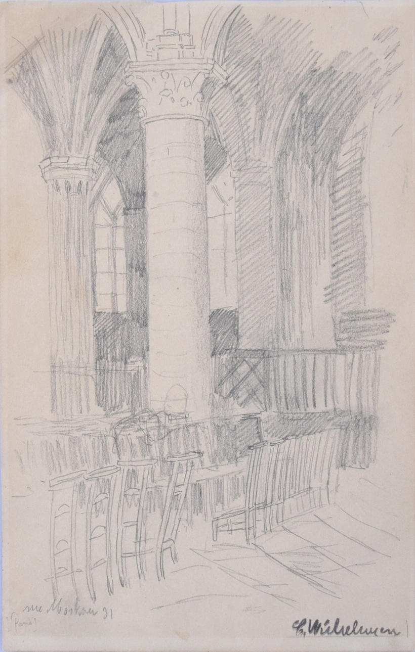 CARL WILHELMSON. Teckning.