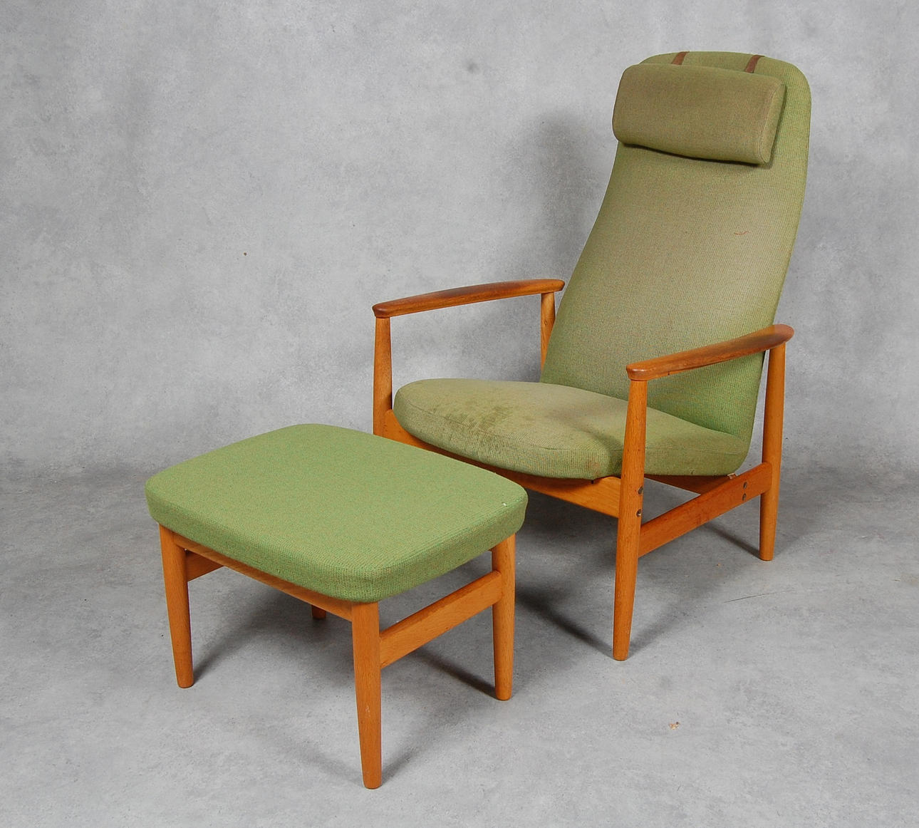 FÅTÖLJ med fotpall, Alf Svensson för Bra Bohag.