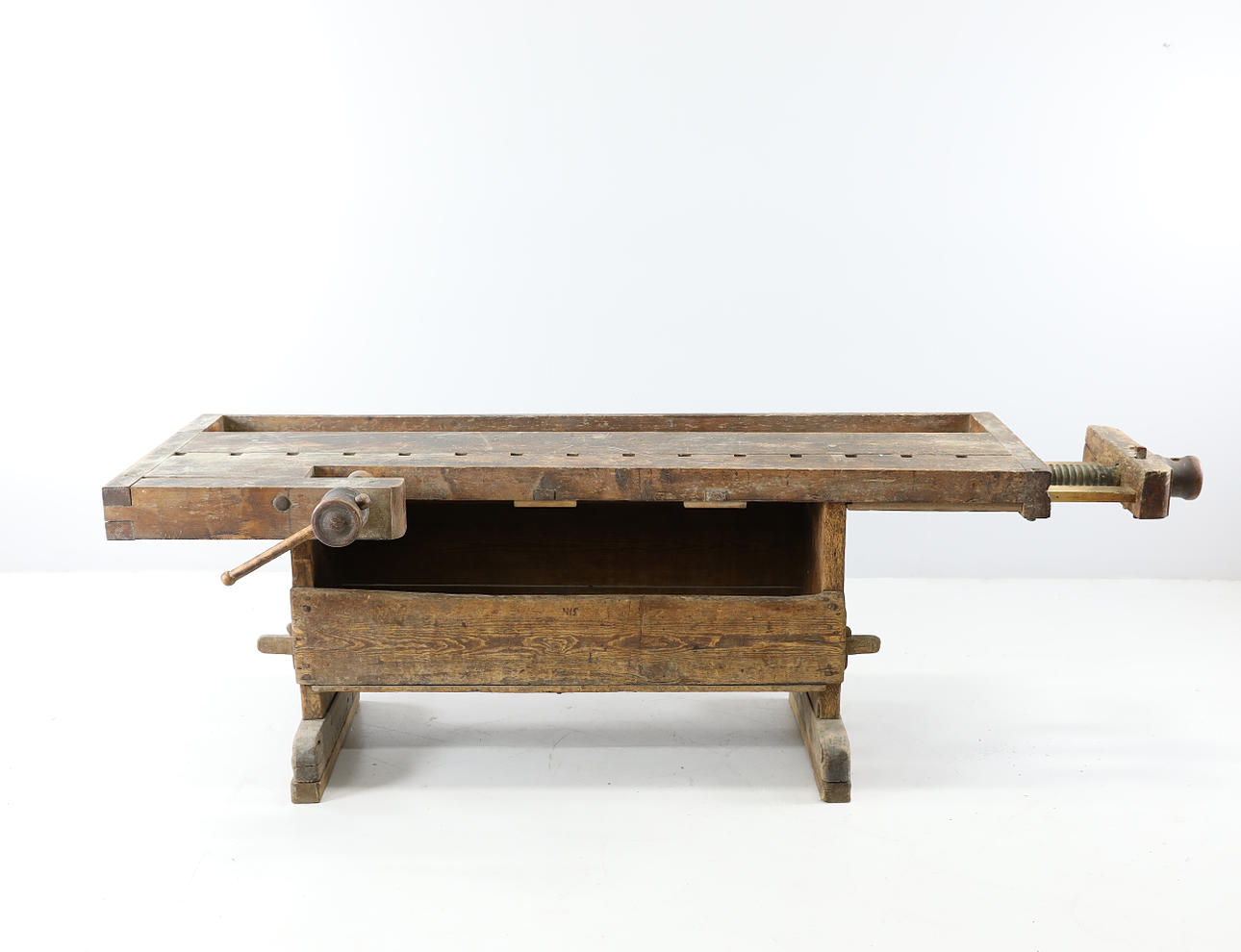 PLANING BENCH/CARPENTRY BENCH, marked 1799.