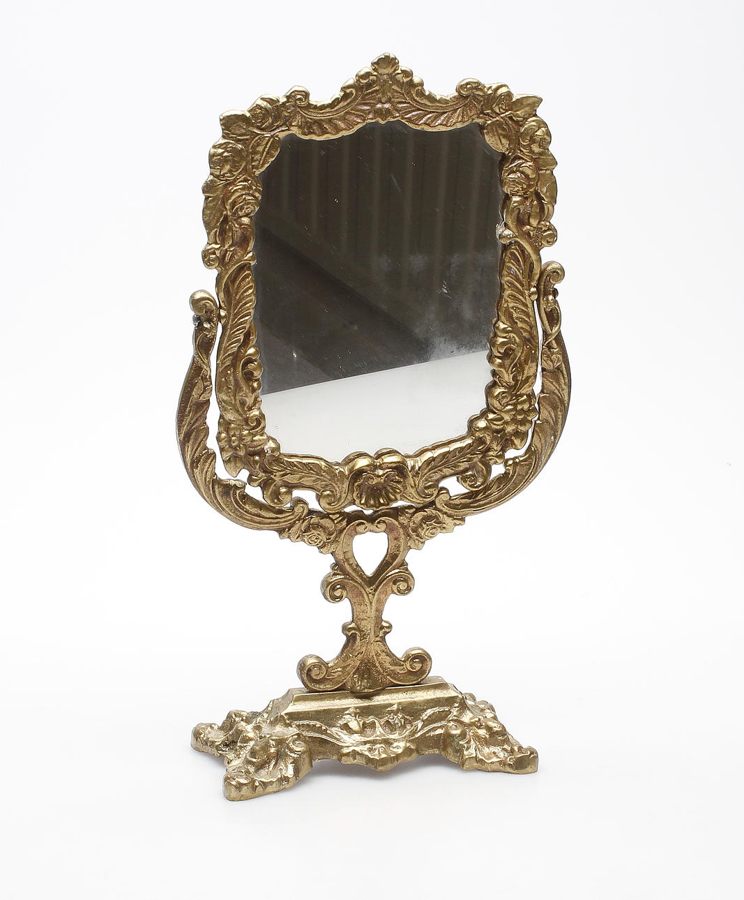 BORDSSPEGEL, metall, 1800/1900-tal.