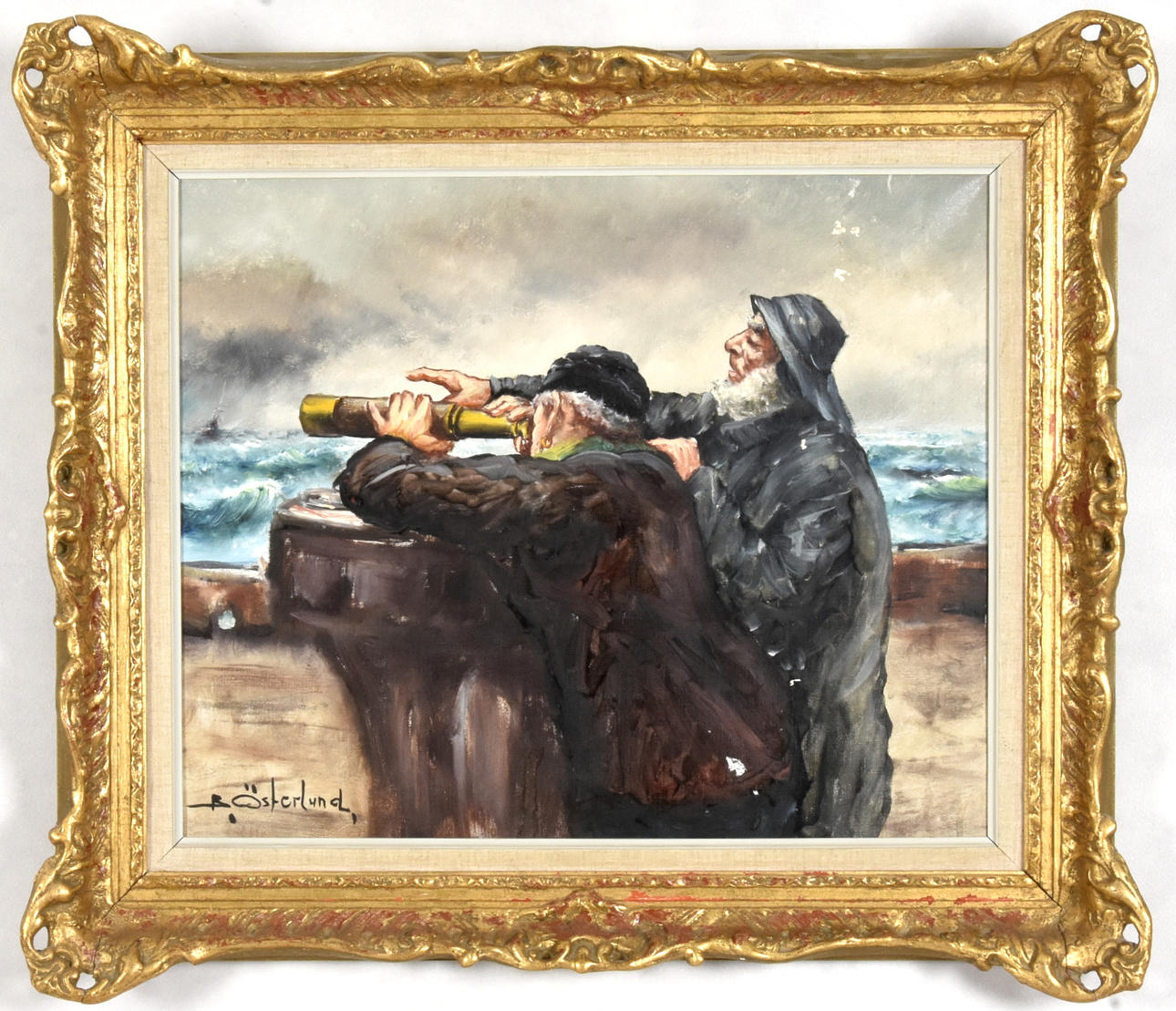 BERT ÖSTERLUND. Olja på duk.