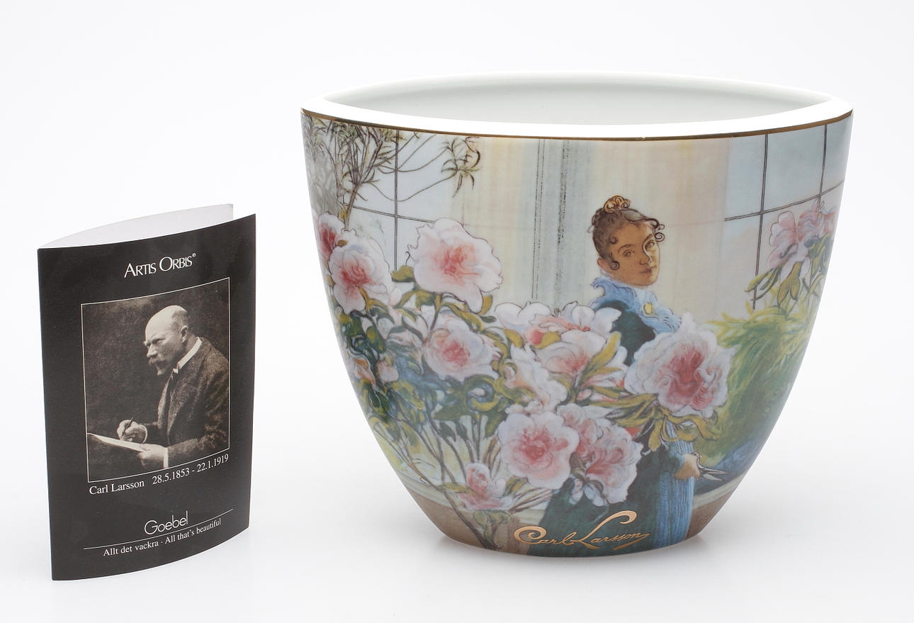 VAS, keramik, Goebel "Artis Orbis" serien, Carl Larsson, Begränsad och numrerad upplaga 85/1000.
