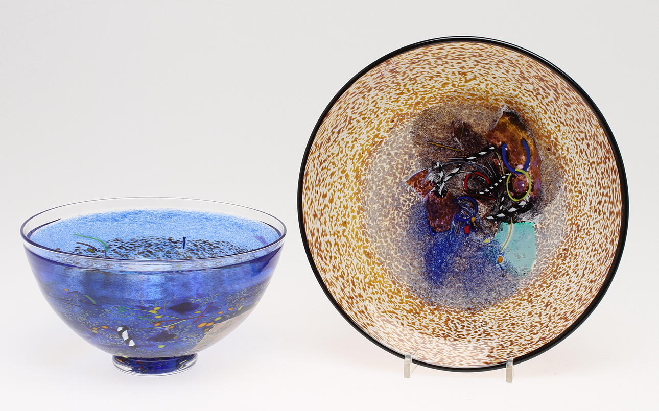 SKÅL samt FAT, Bertil Vallien, Artist Collection, Kosta Boda.