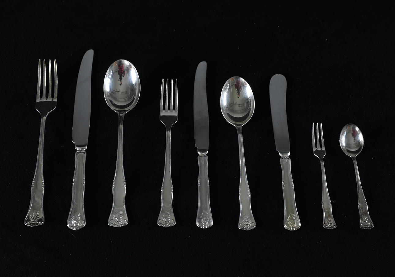 BESTICK, 94 delar, nysilver, AB Nilsjohan.